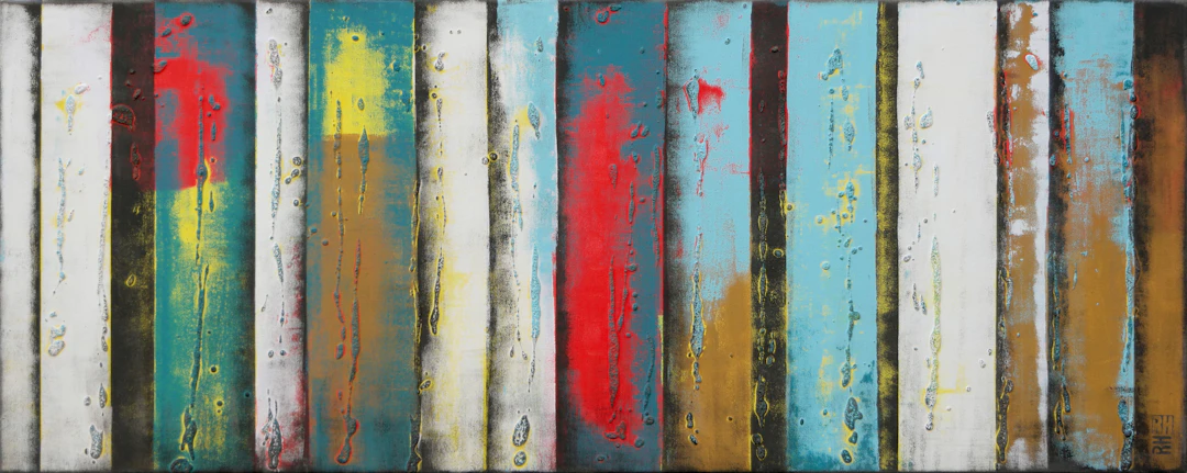 Turquoise panels light - Ronald Hunter