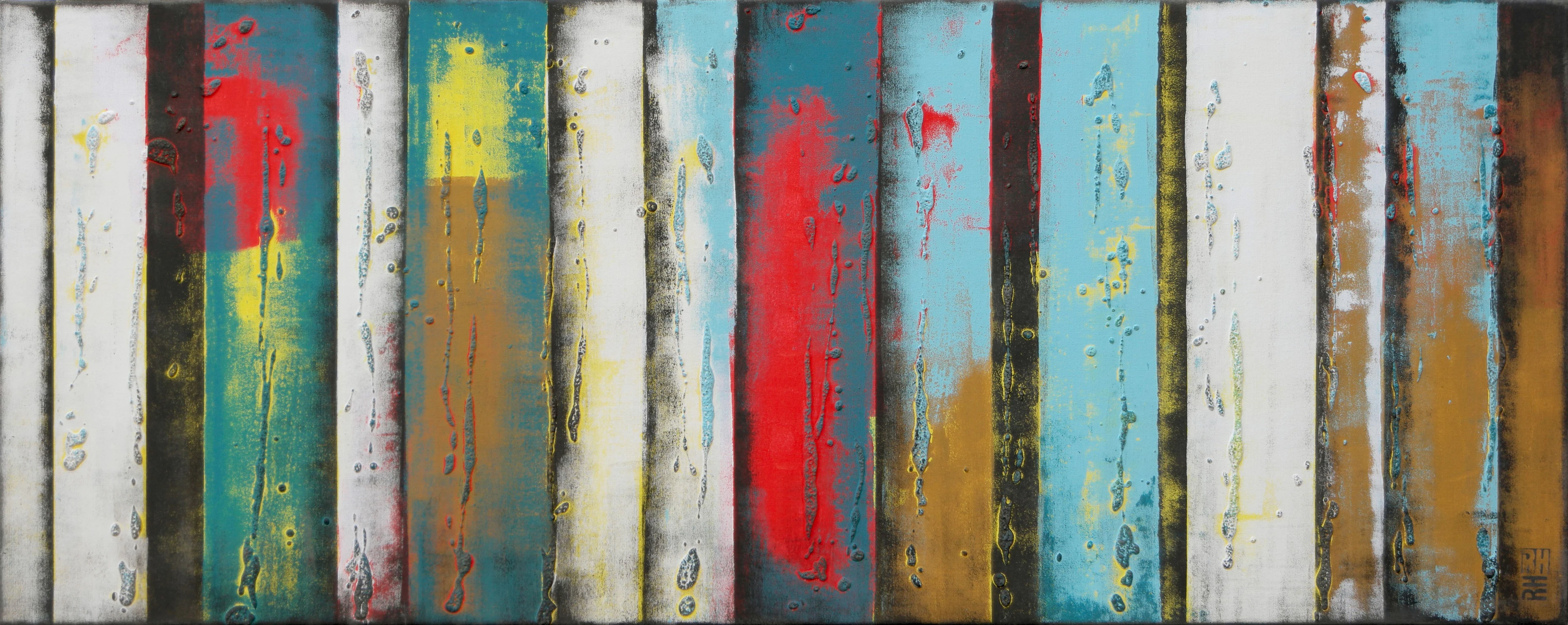 Turquoise panels light - Ronald Hunter