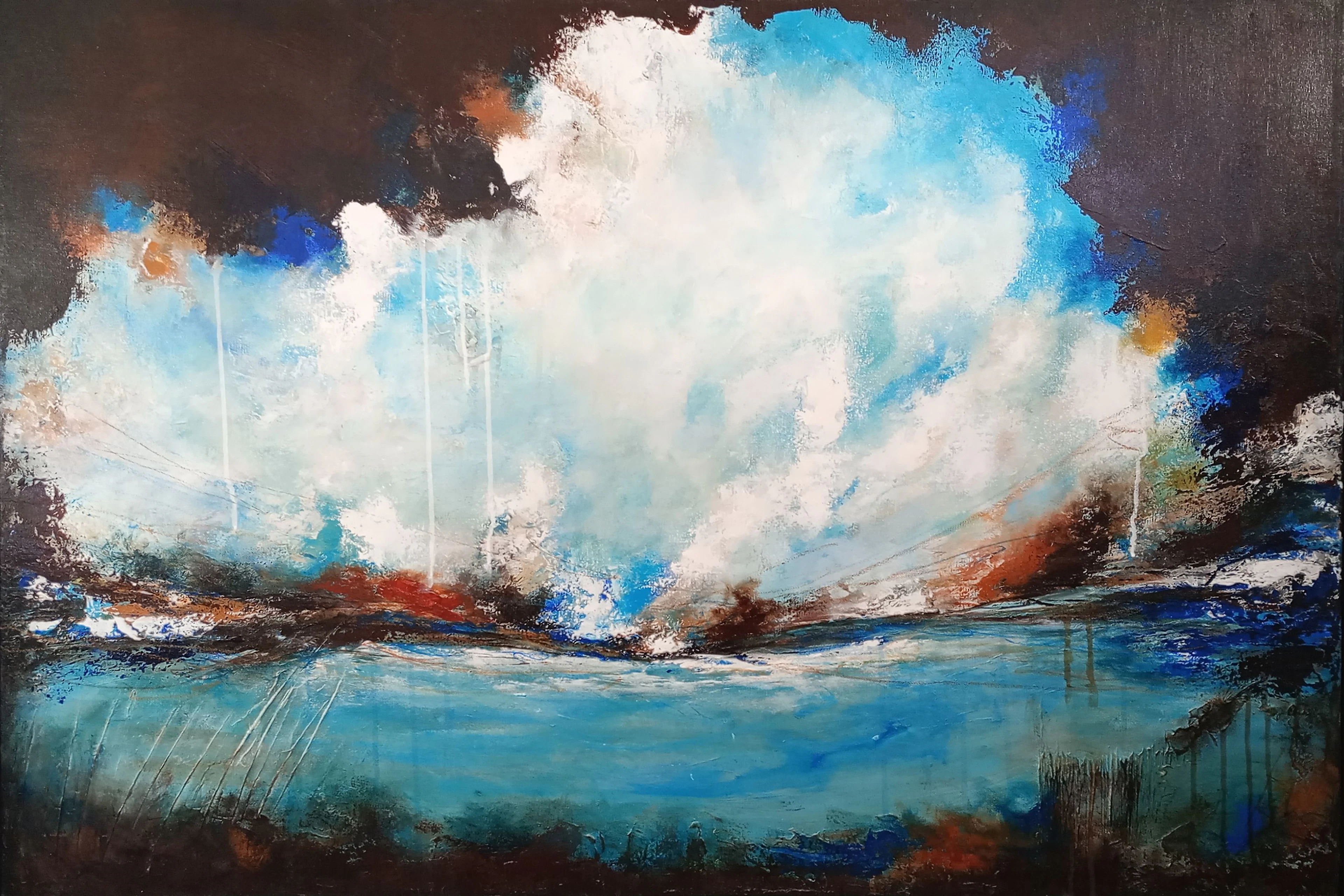 THE CALM SEASCAPE 120 X 80 CM - Susan Wooler