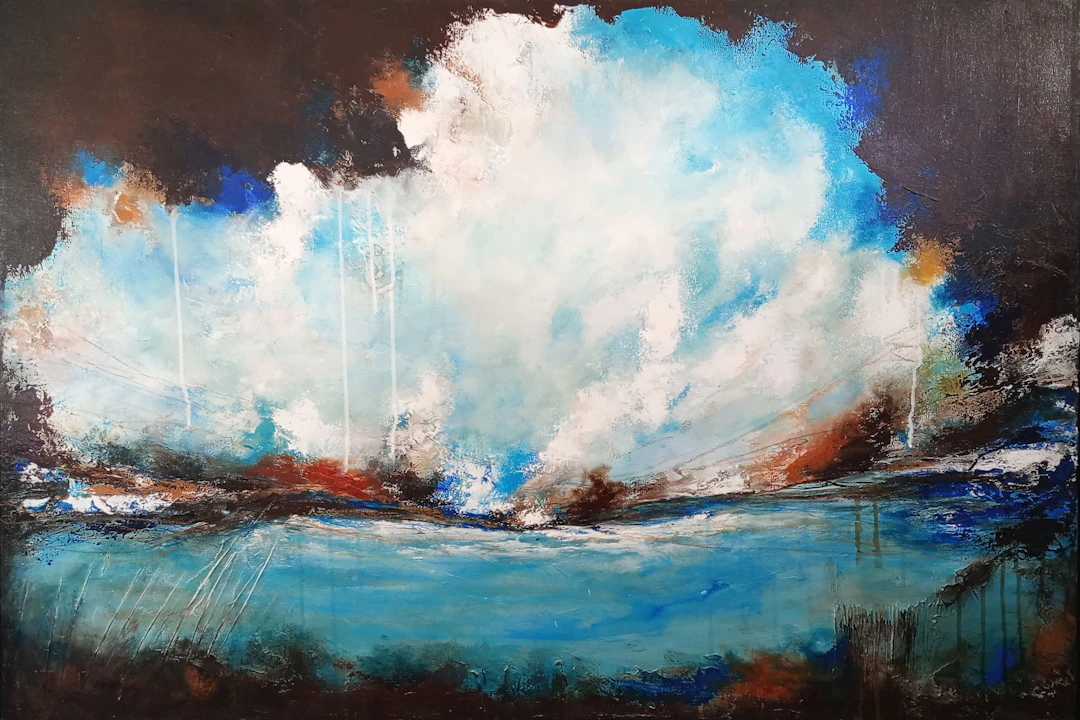 THE CALM SEASCAPE 120 X 80 CM - Susan Wooler