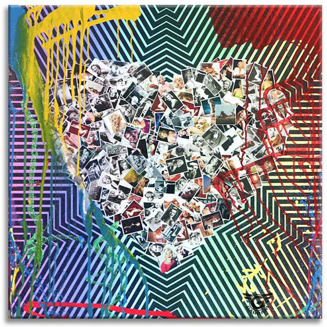 Marilyn Coeur Rouge - Gardani Art