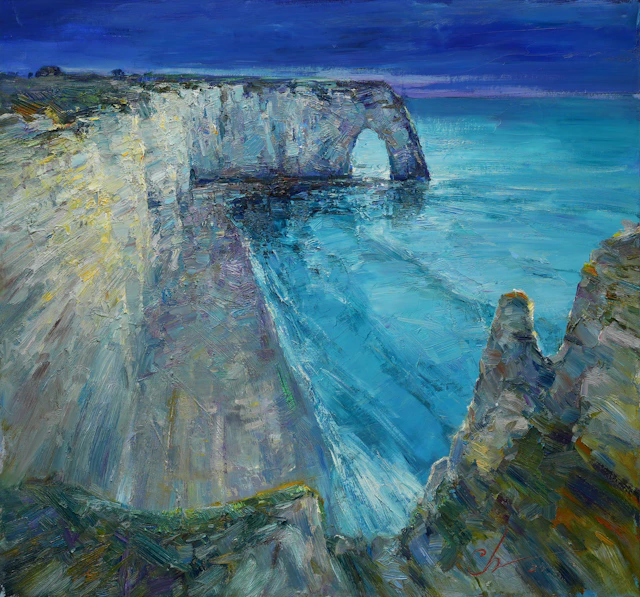 Ocean coast - Sergei Chernyakovsky