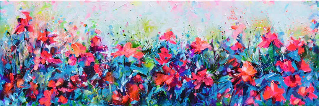 Red Wild Poppies Field at Dusk (2026) - Soos Roxana Gabriela