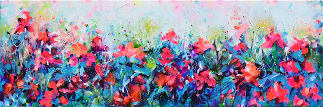 Red Wild Poppies Field at Dusk (2026) - Soos Roxana Gabriela