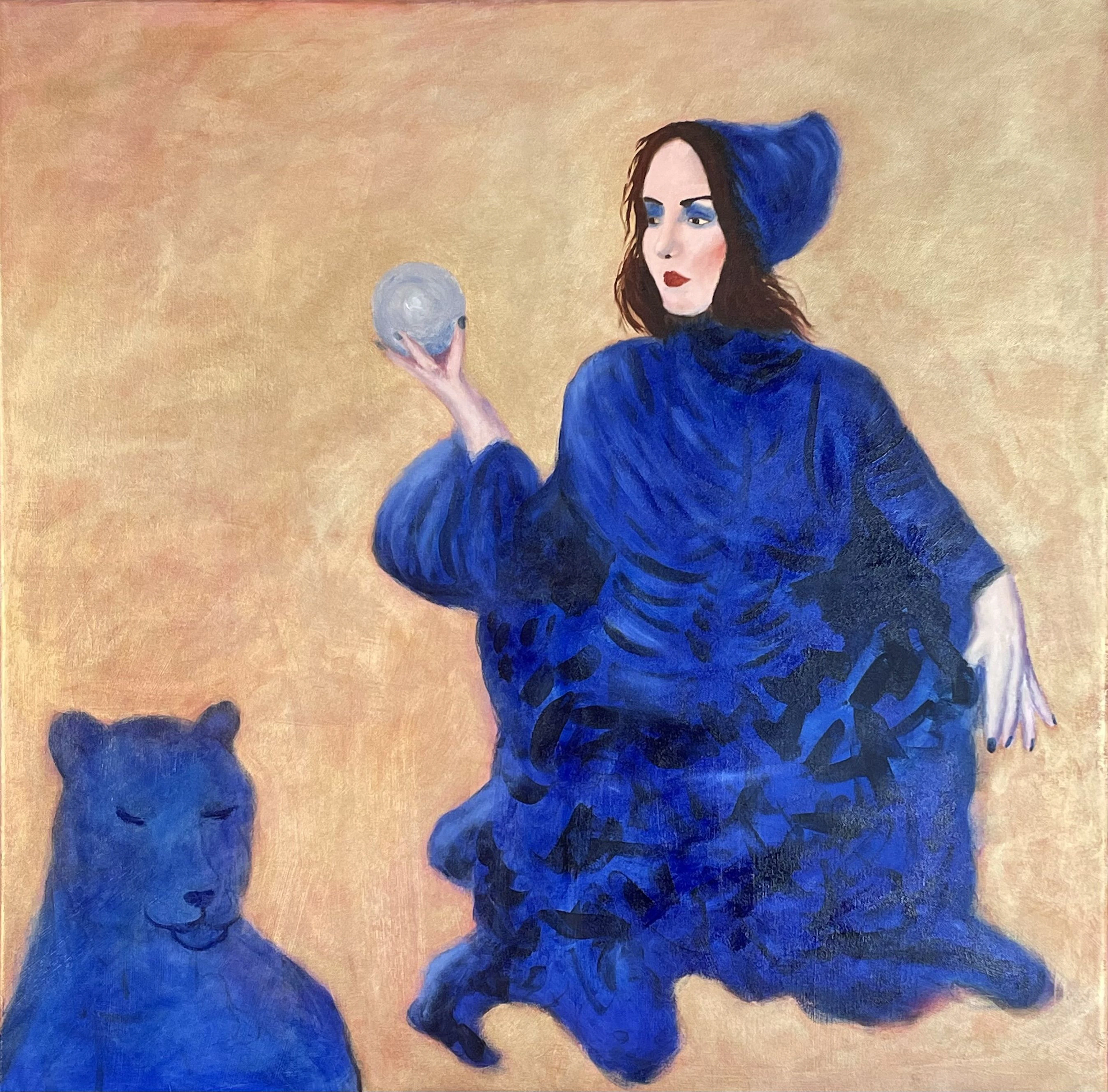 Waiting on Selene goddess of the moon - Eva Hoffmann