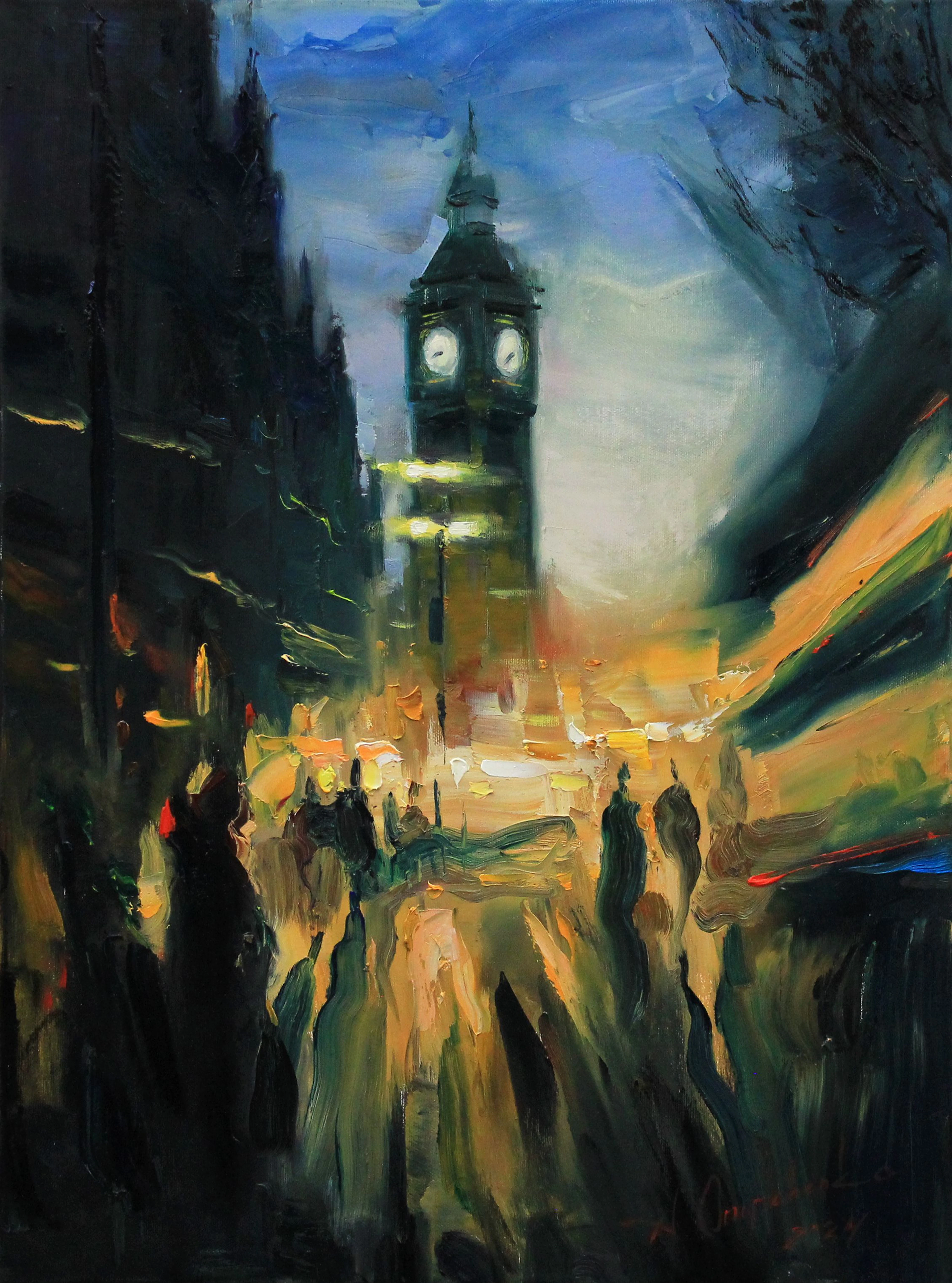 Evening time in Westminster - Alisa Onipchenko-Cherniakovska