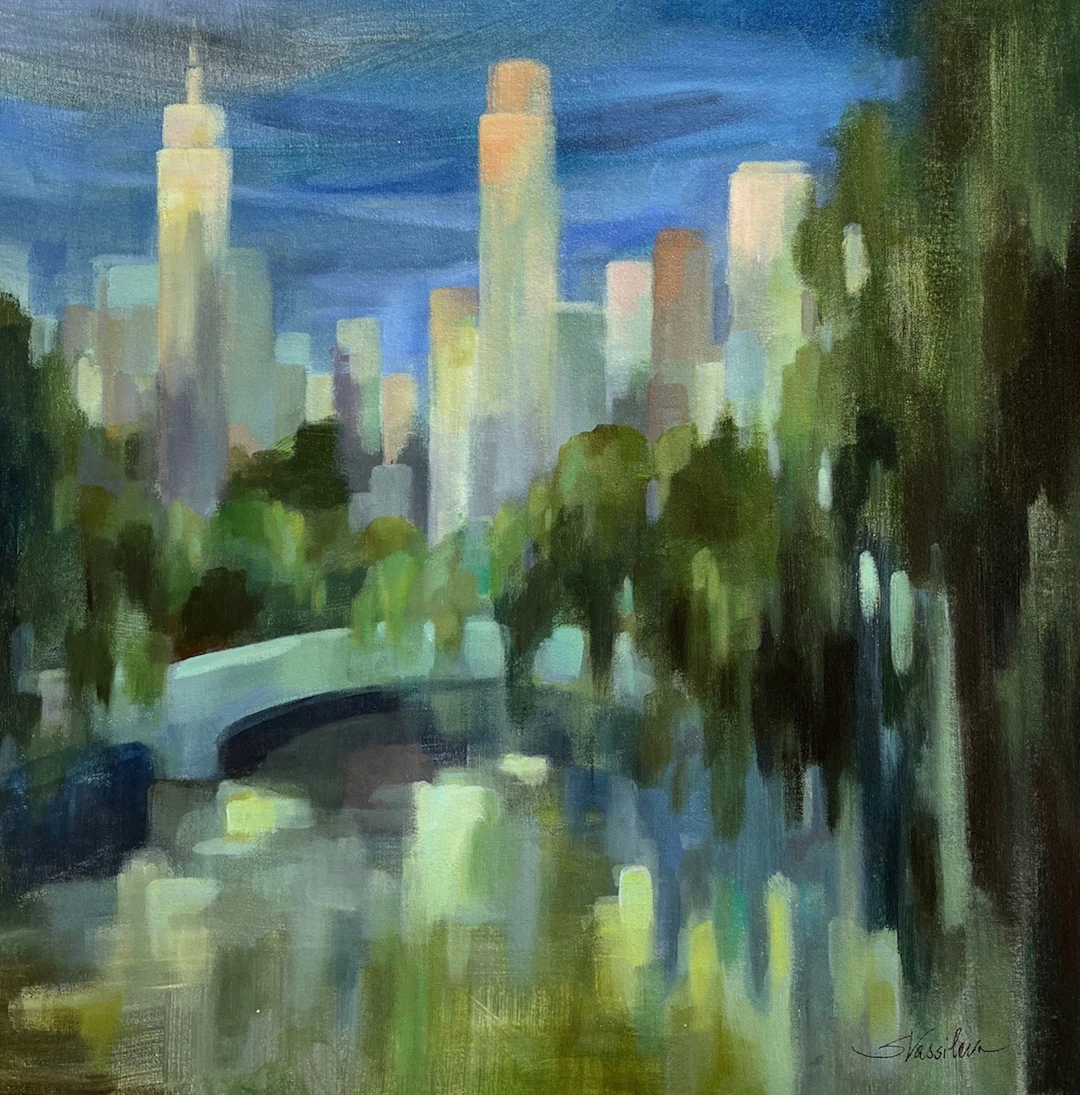 Central Park at Dusk - silvia vassileva