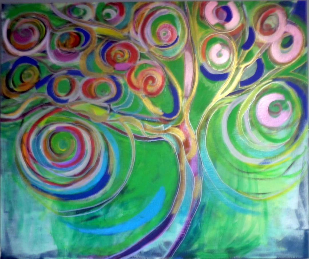 Swirling tree - Linda Collins Lamb