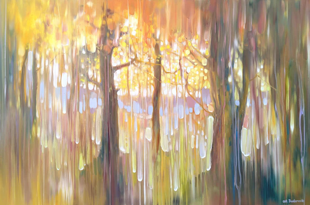 Abstract Autumn Wood - Gill Bustamante