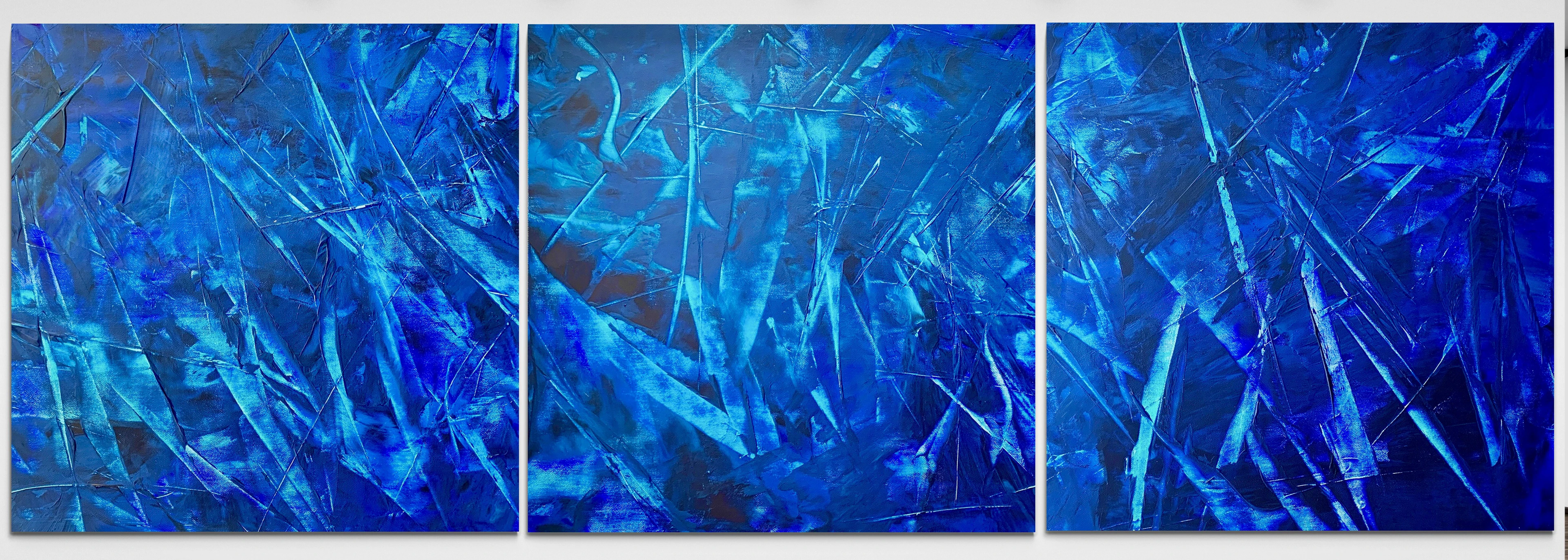 Beyond the blue sea no. 1726 - set of 3 - Anita Kaufmann