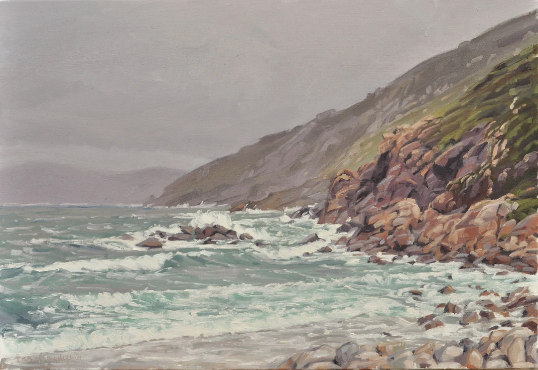 Coast of Galicia Before the Rain - Anne Baudequin