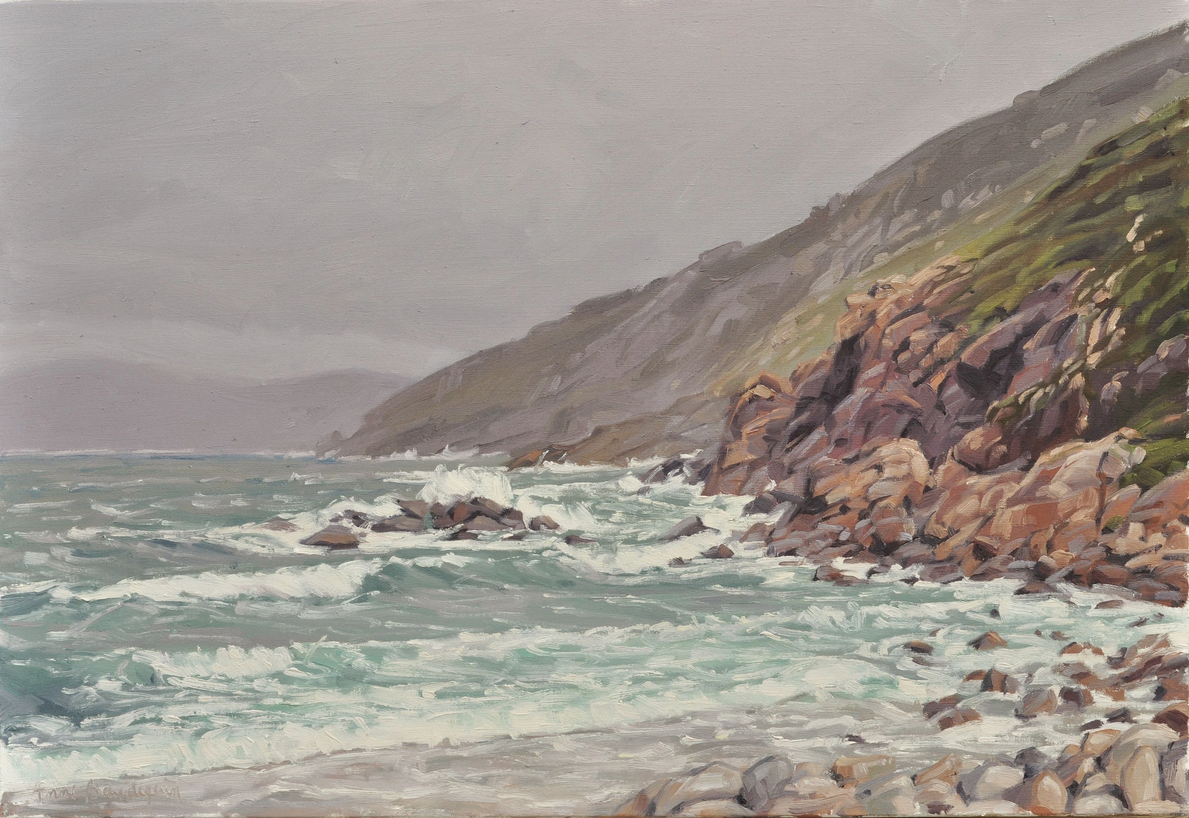 Coast of Galicia Before the Rain - Anne Baudequin