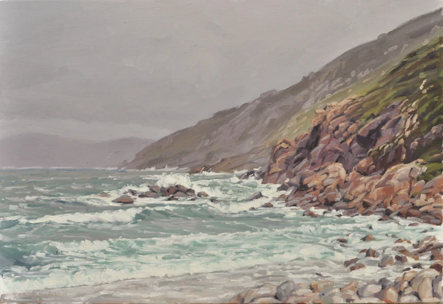 Coast of Galicia Before the Rain - Anne Baudequin