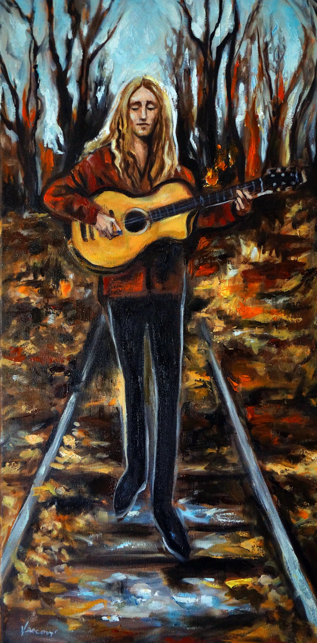 Le Guitariste - Valerie Vescovi