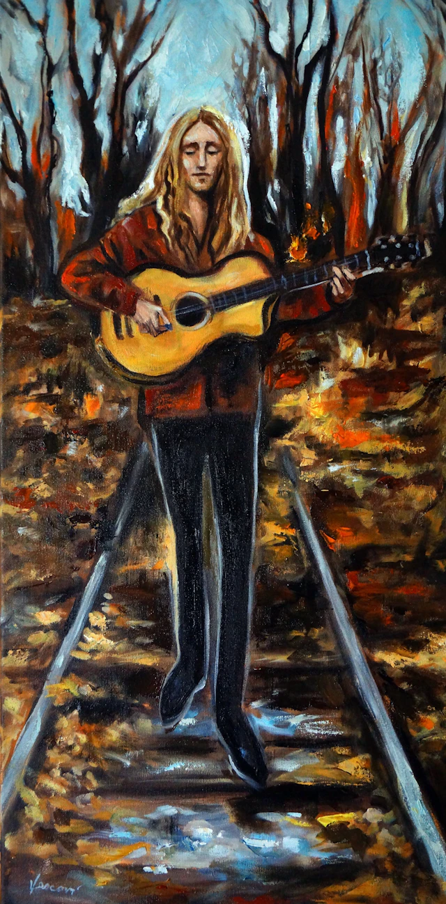 Le Guitariste - Valerie Vescovi