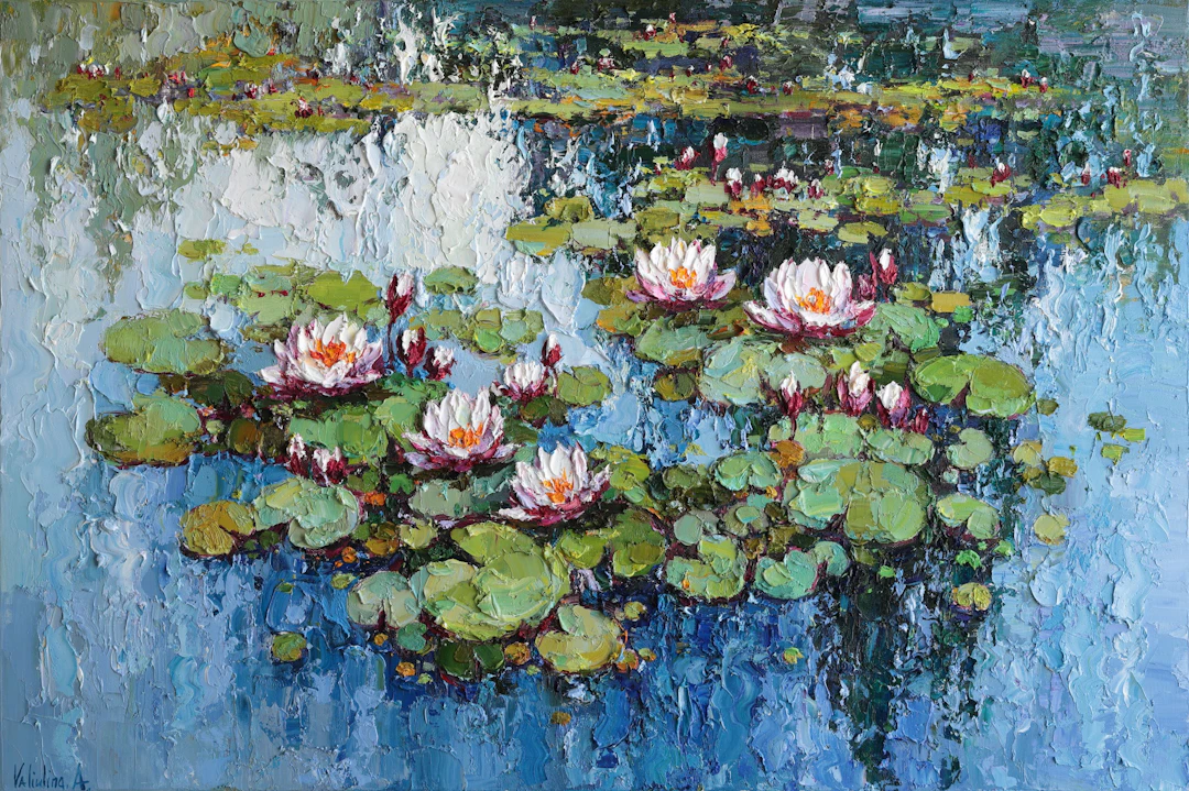 White Water Lilies - Anastasiia Valiulina
