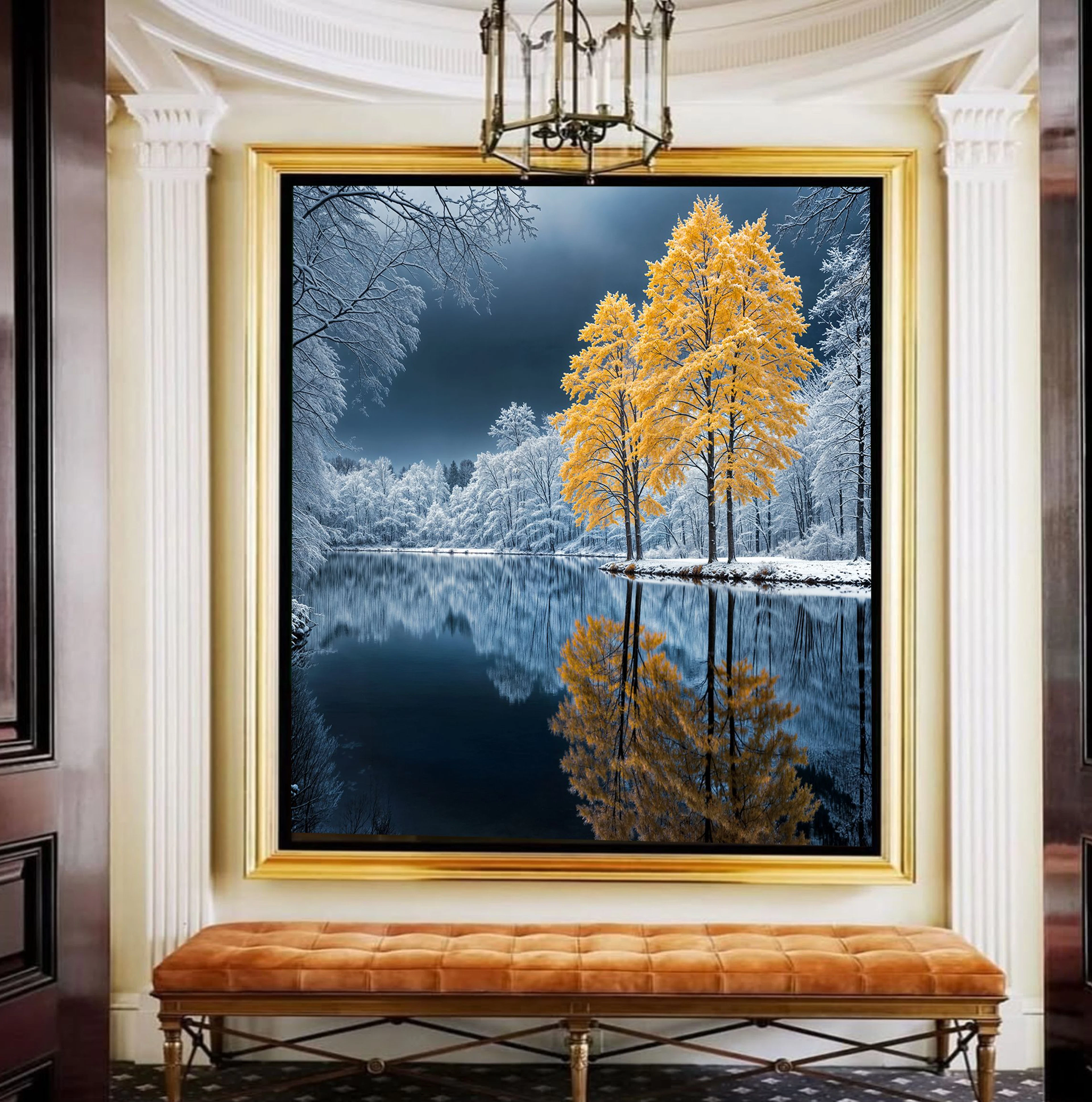 Winter Trees Reflection 3 - Michael Filonow