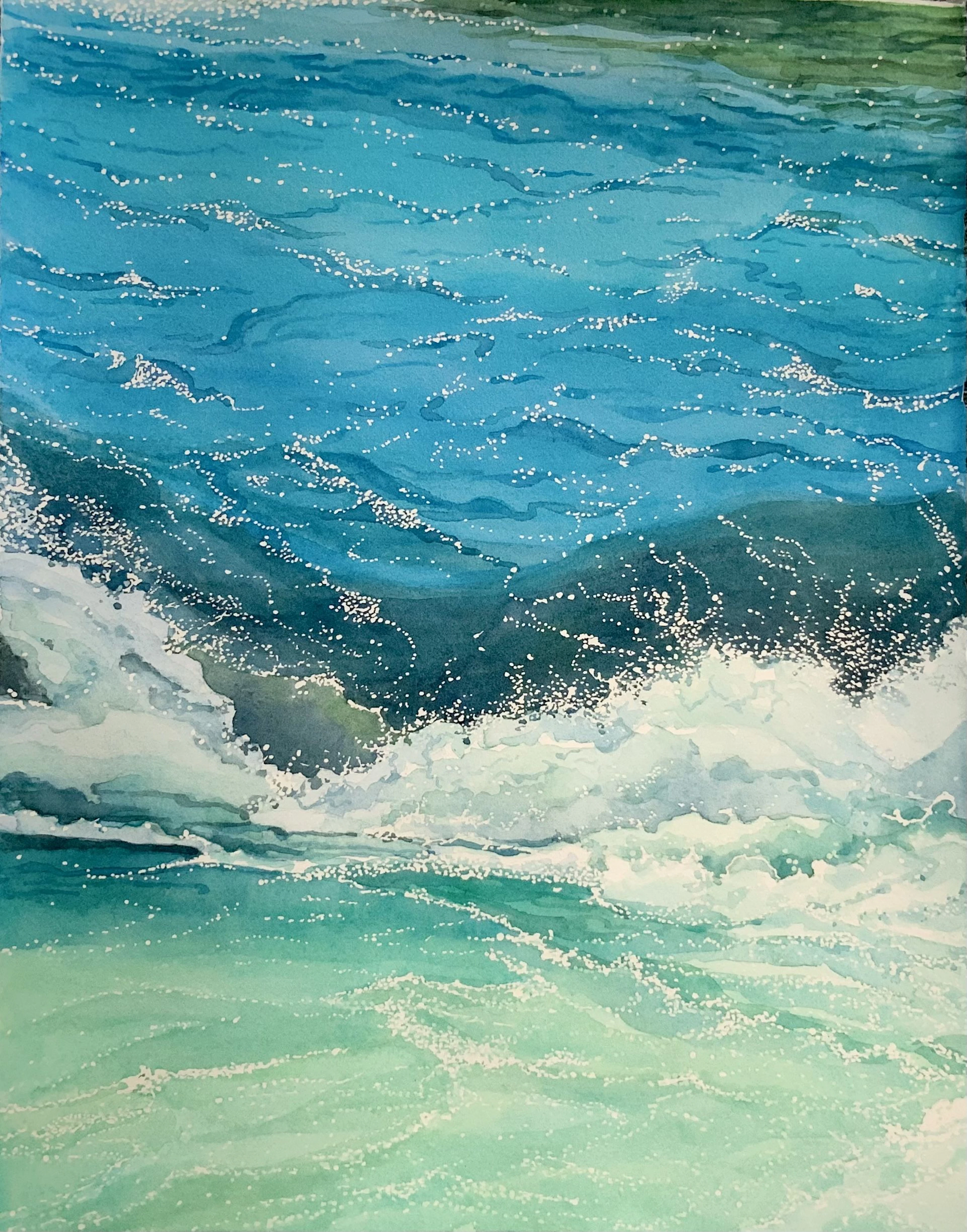 Sparkles on the Yellowstone River - Leslie White
