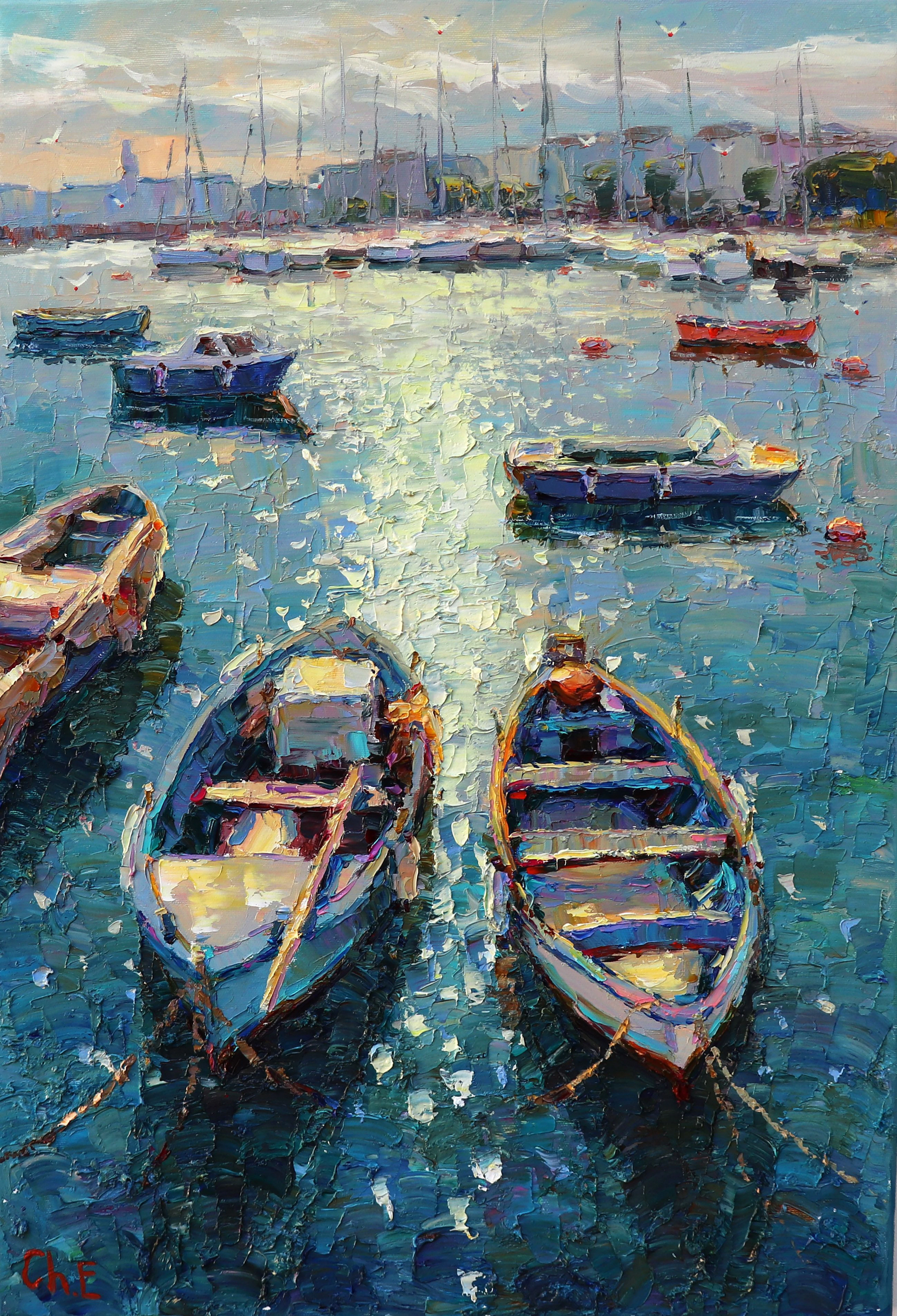""Boats"" - Evgeny Chernyakovsky