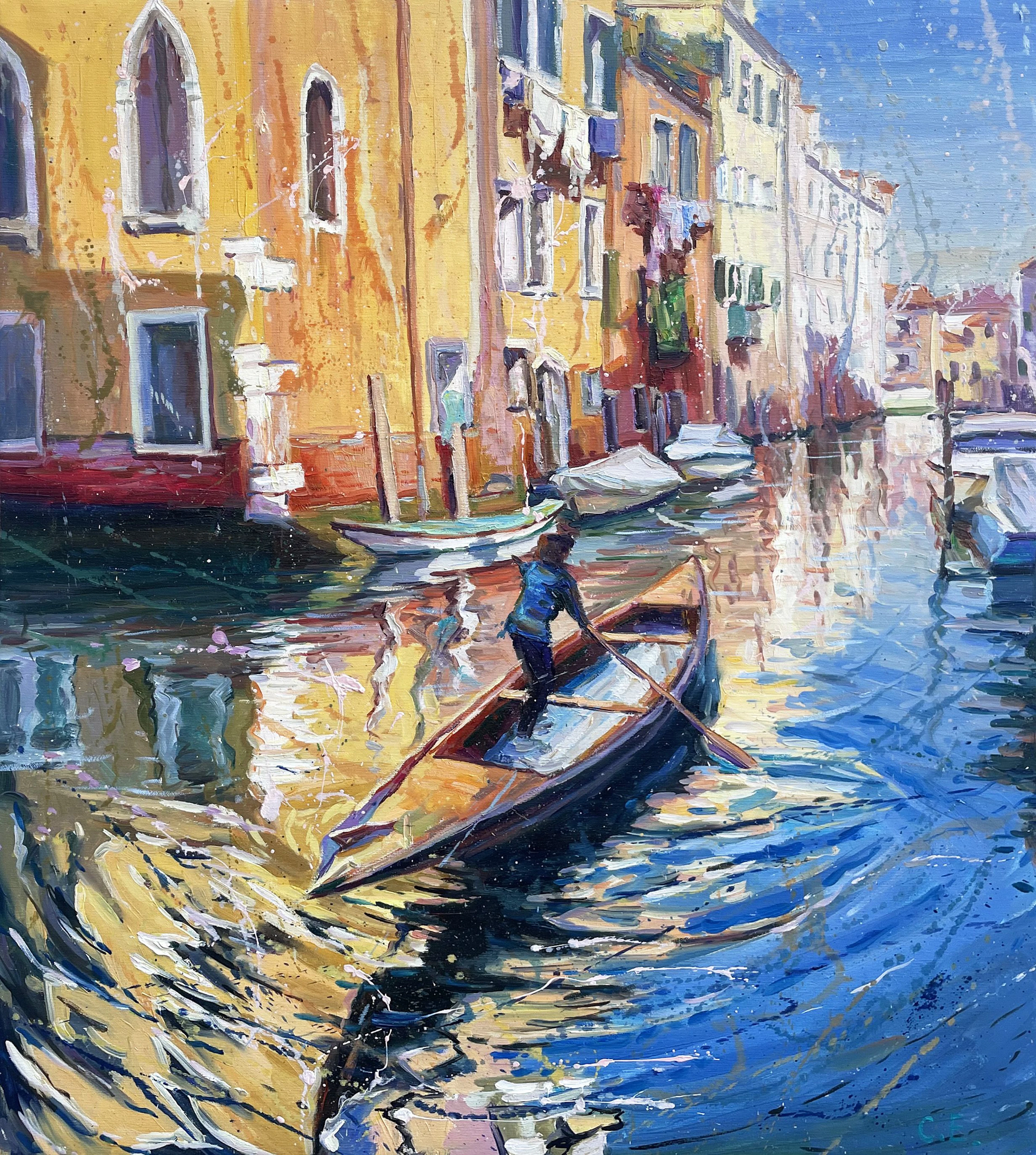 Courtyard in Venice - Evgeny Chernyakovsky