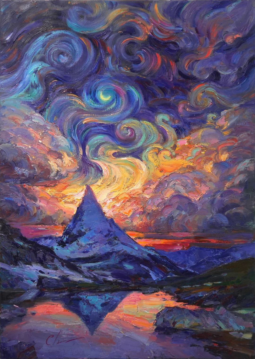 Warm Evening in the Breath of Light - Sergei Chernyakovsky