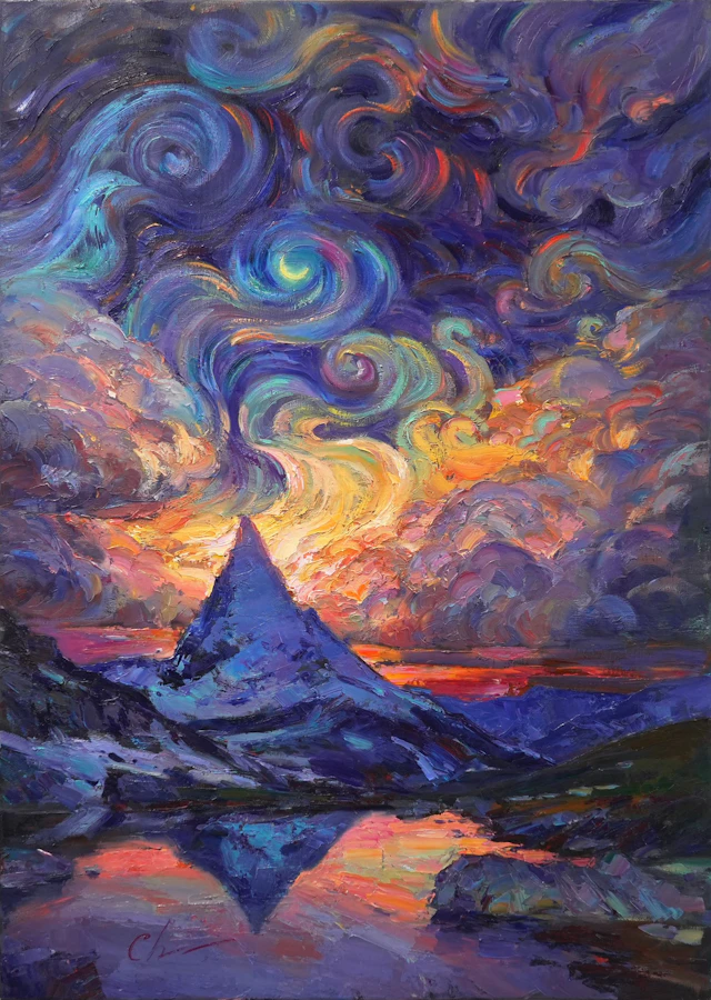 Warm Evening in the Breath of Light - Sergei Chernyakovsky