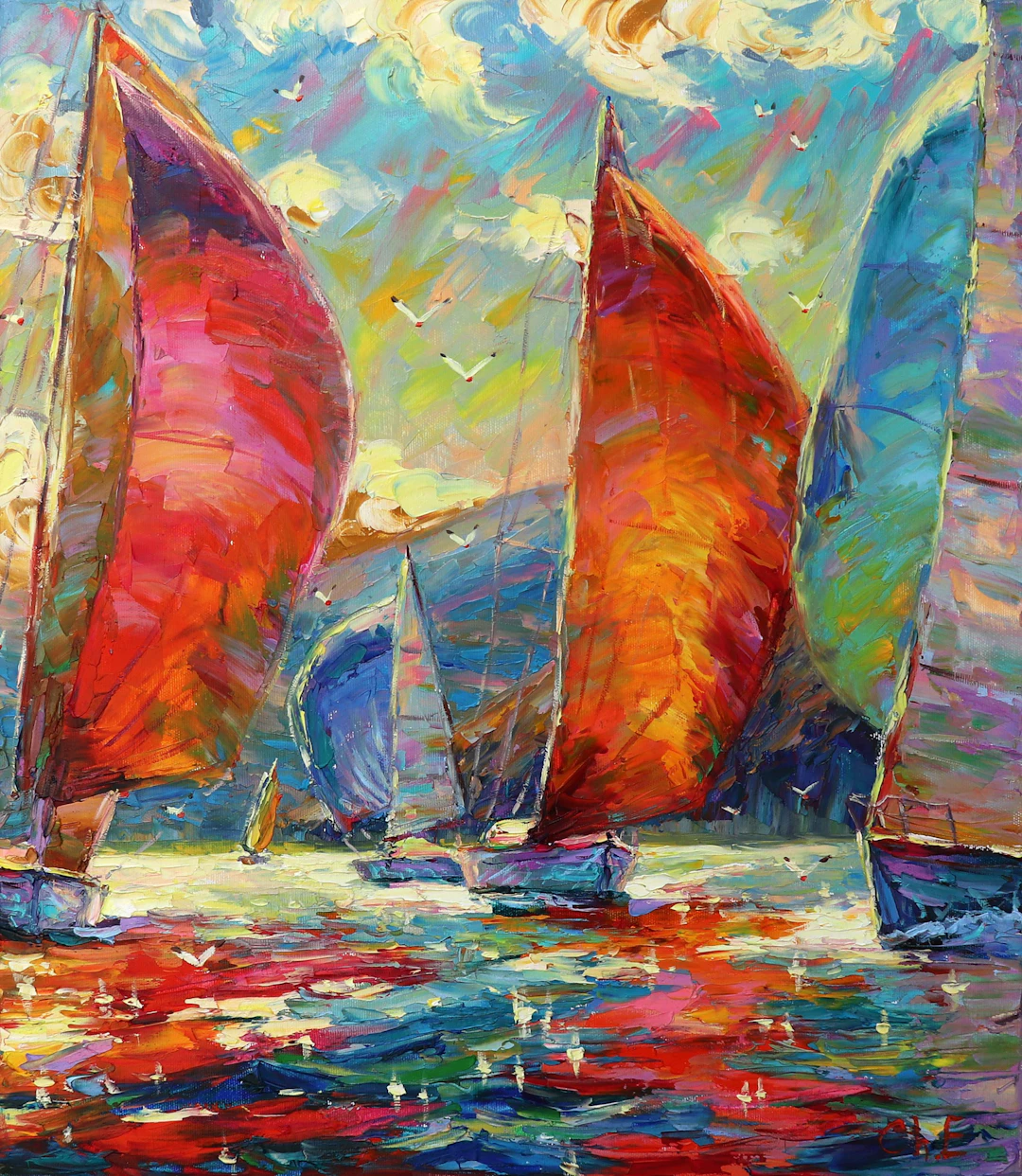 ""Morning by the sea"" - Evgeny Chernyakovsky