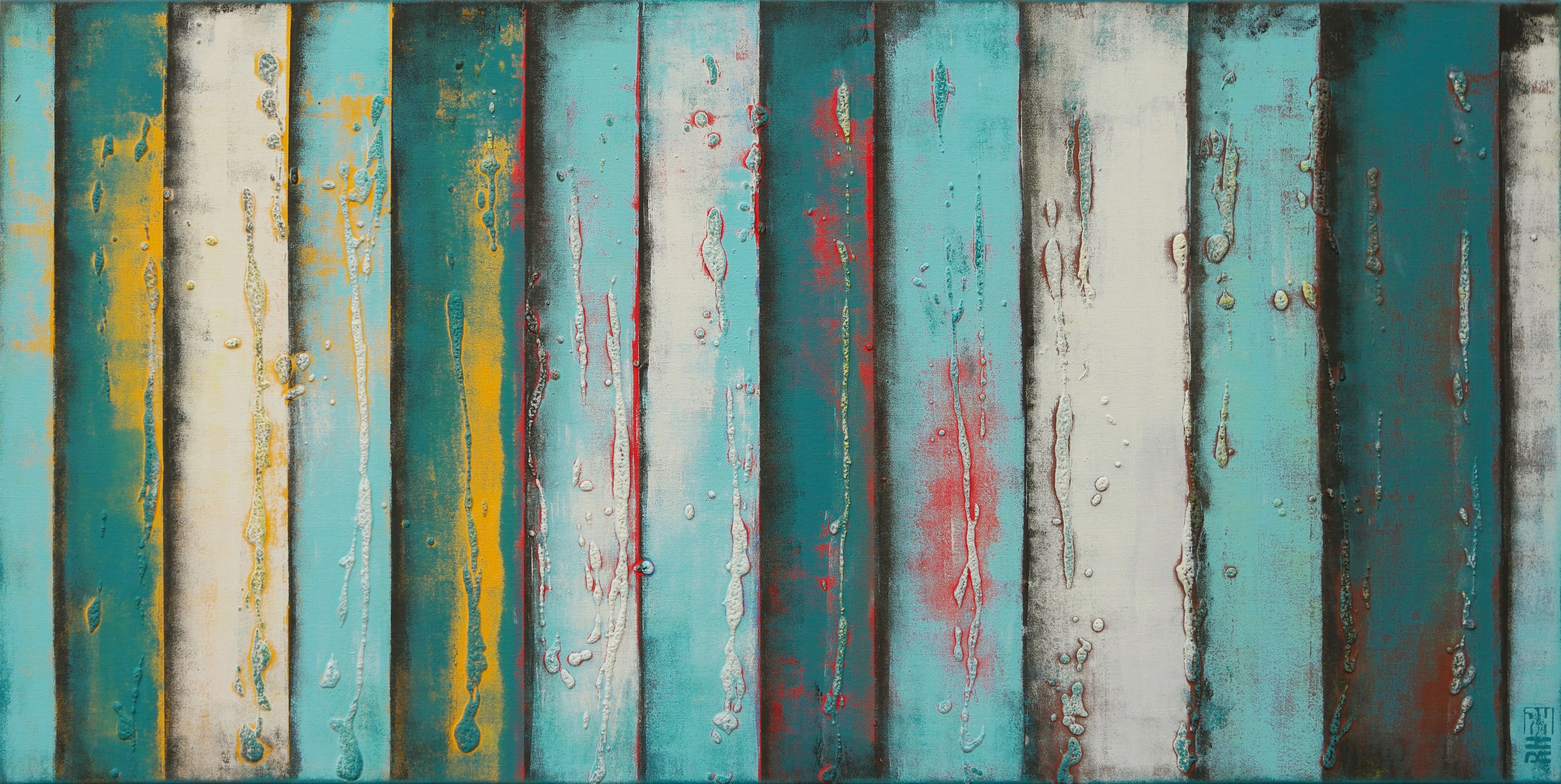 Blue panels - Ronald Hunter
