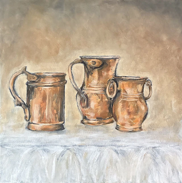 Antique Copper Still Life #C-3 - Sharon Webb