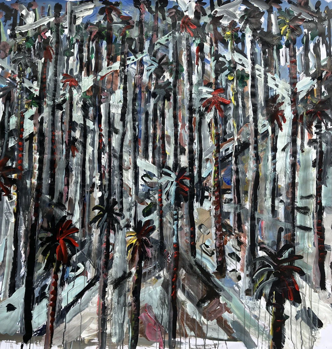 Los Angeles City grid with palms - John Kilduff