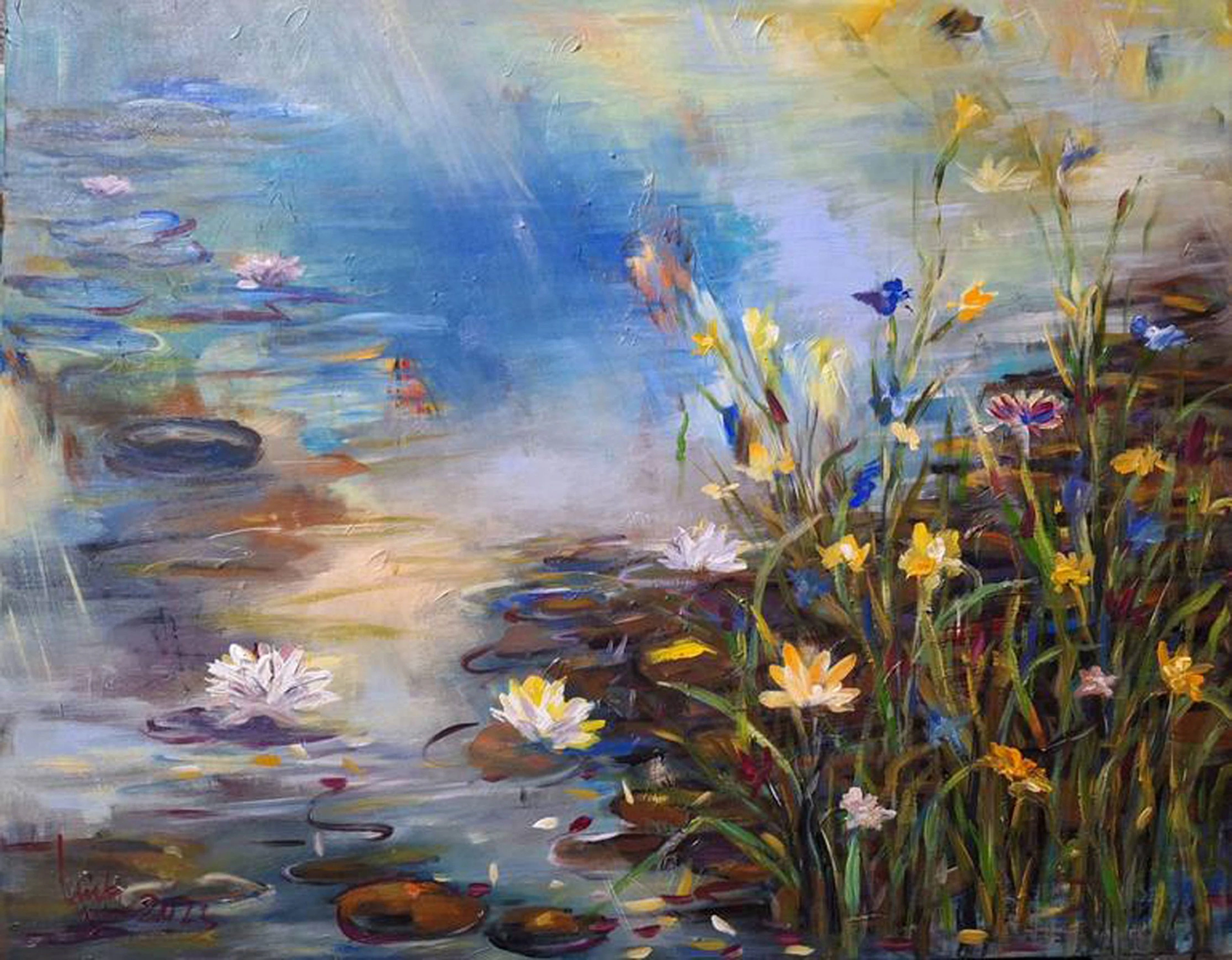 Autumn Sunshine Painting 80_100cm - LE HAI LINH