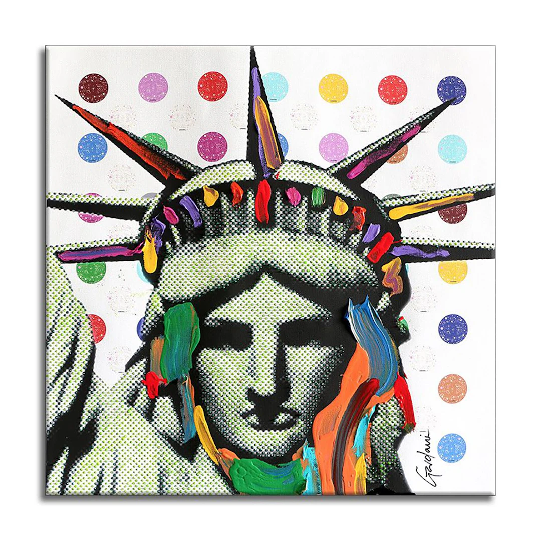 Liberty Underwater - Original Painting on Canvas - Gardani Art