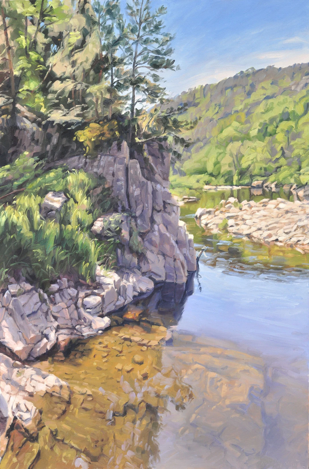 Rocks by the Loire - Anne Baudequin