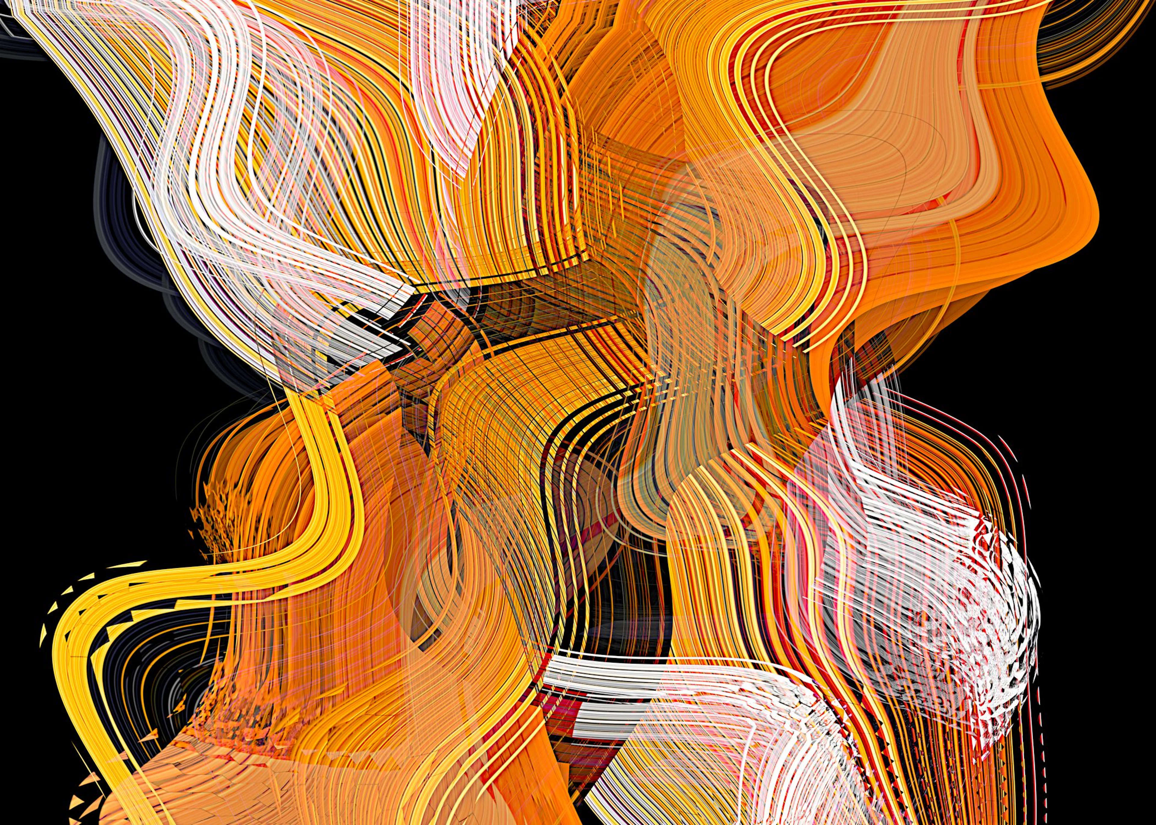 Quantum Entanglement Abstract #33 - Anyes Galleani