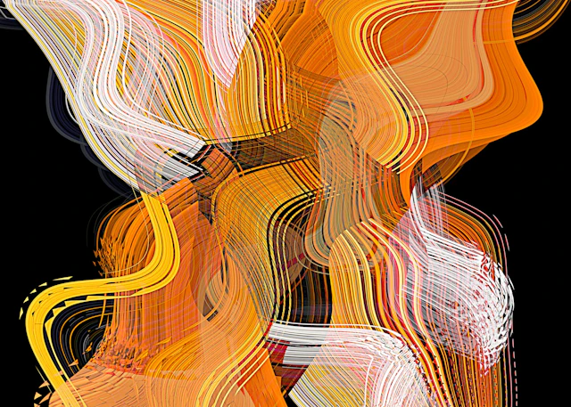 Quantum Entanglement Abstract #33 - Anyes Galleani