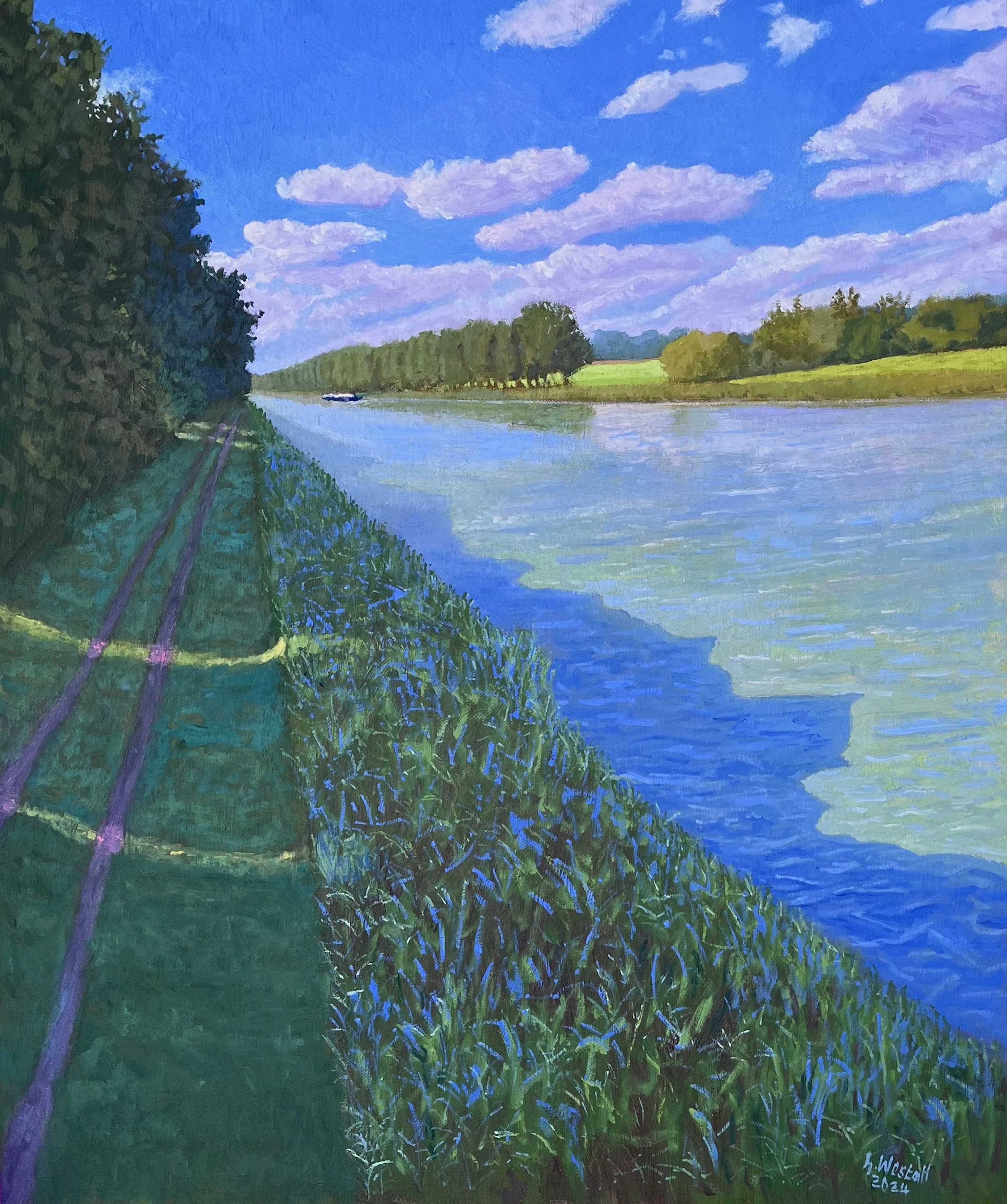 Light and shadow on the Mittelland Canal - Gary Westall