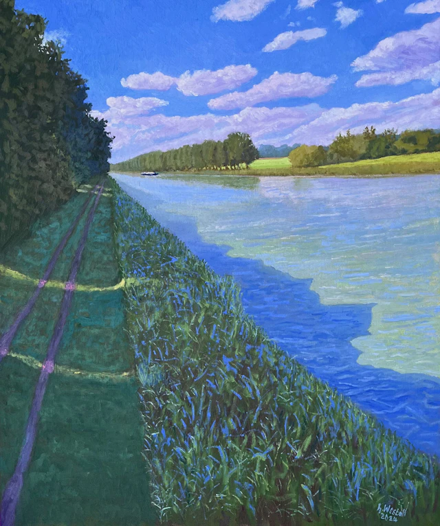 Light and shadow on the Mittelland Canal - Gary Westall