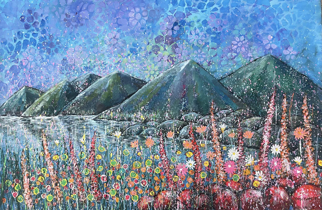 Mountain florals - Jacob Kwesi Bennett