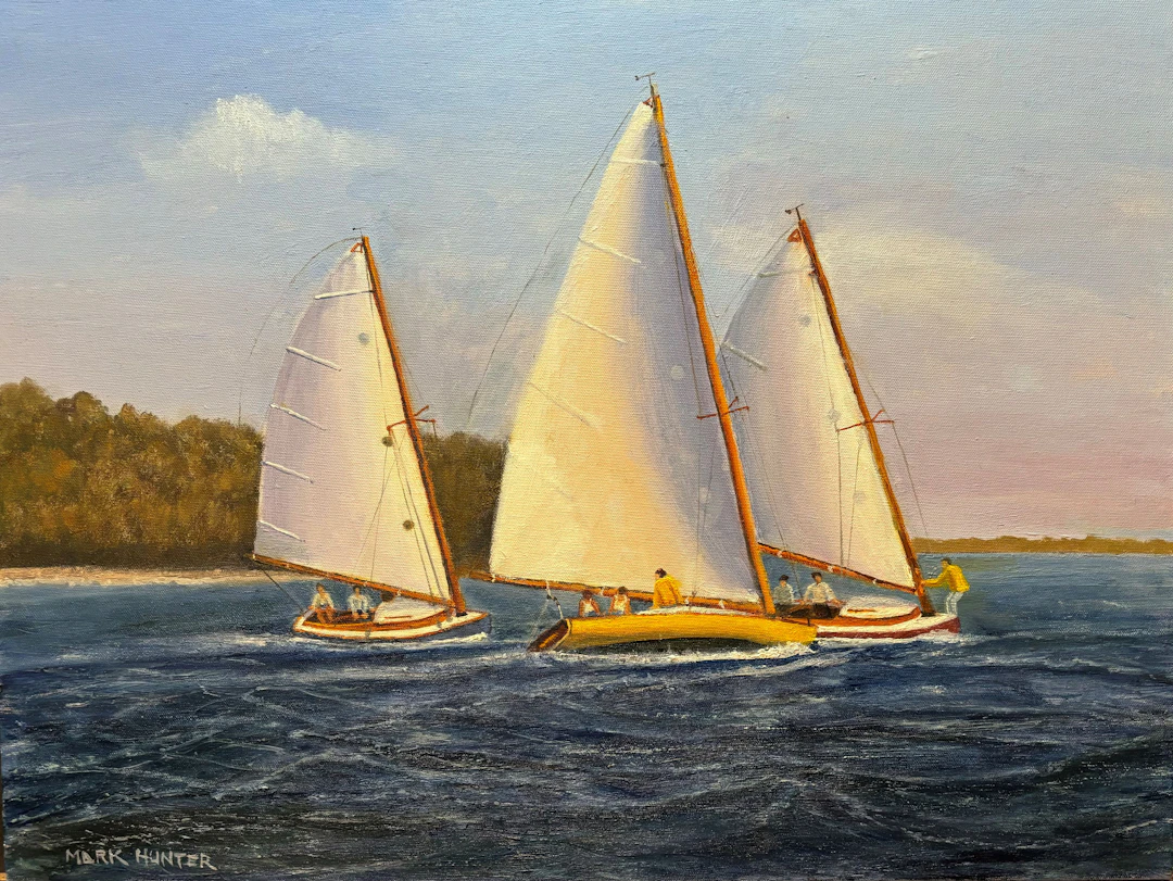 A-Cats Racing on Barnegat Bay - Mark Hunter