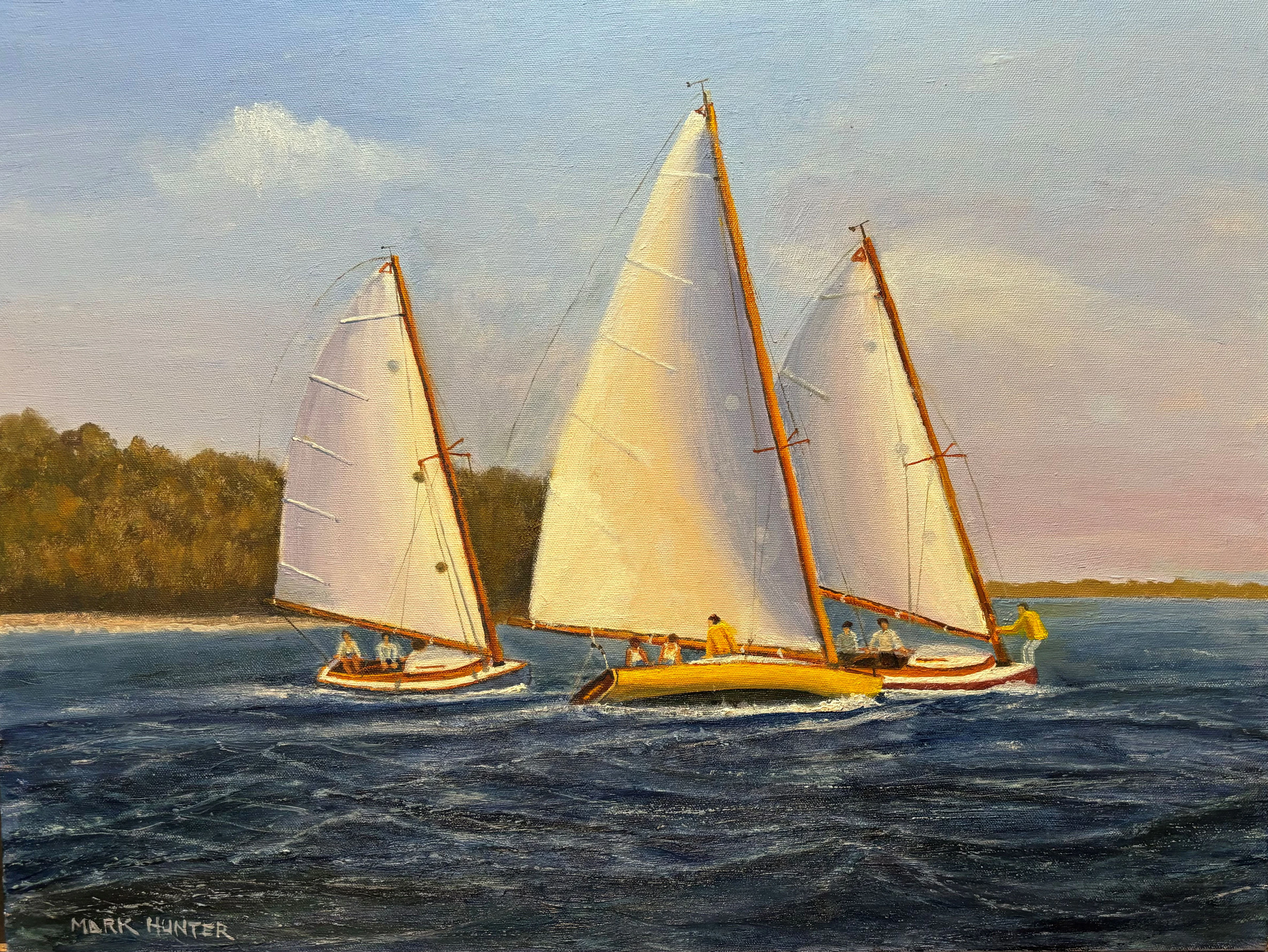 A-Cats Racing on Barnegat Bay - Mark Hunter