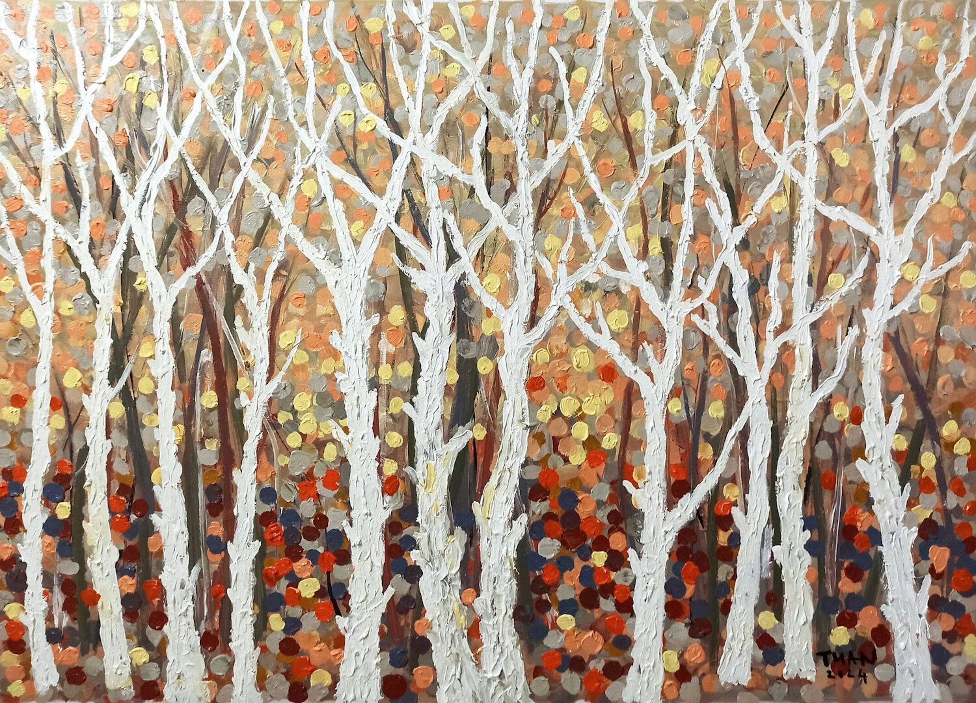 Autumn trees landscape - LE ANH TUAN