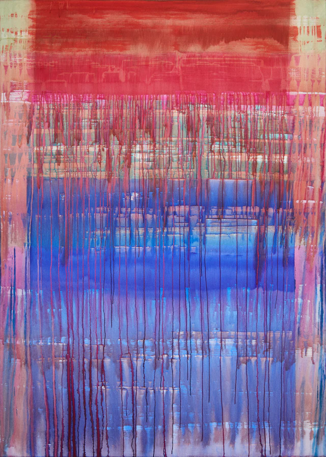 Perpetual Motion / Red Over Pink Over Turquoise - Simon Findlay
