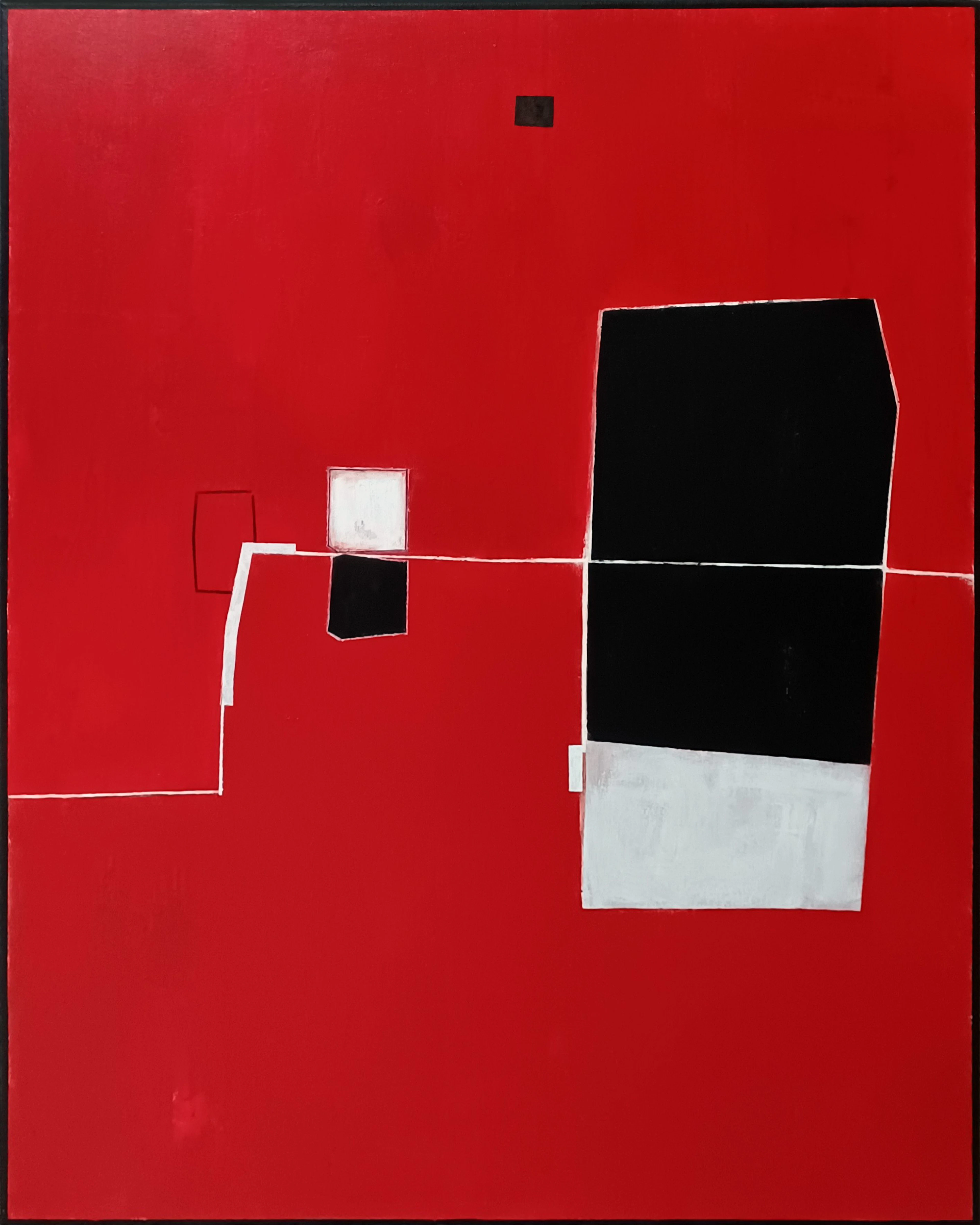 Red composition V - Luis Medina