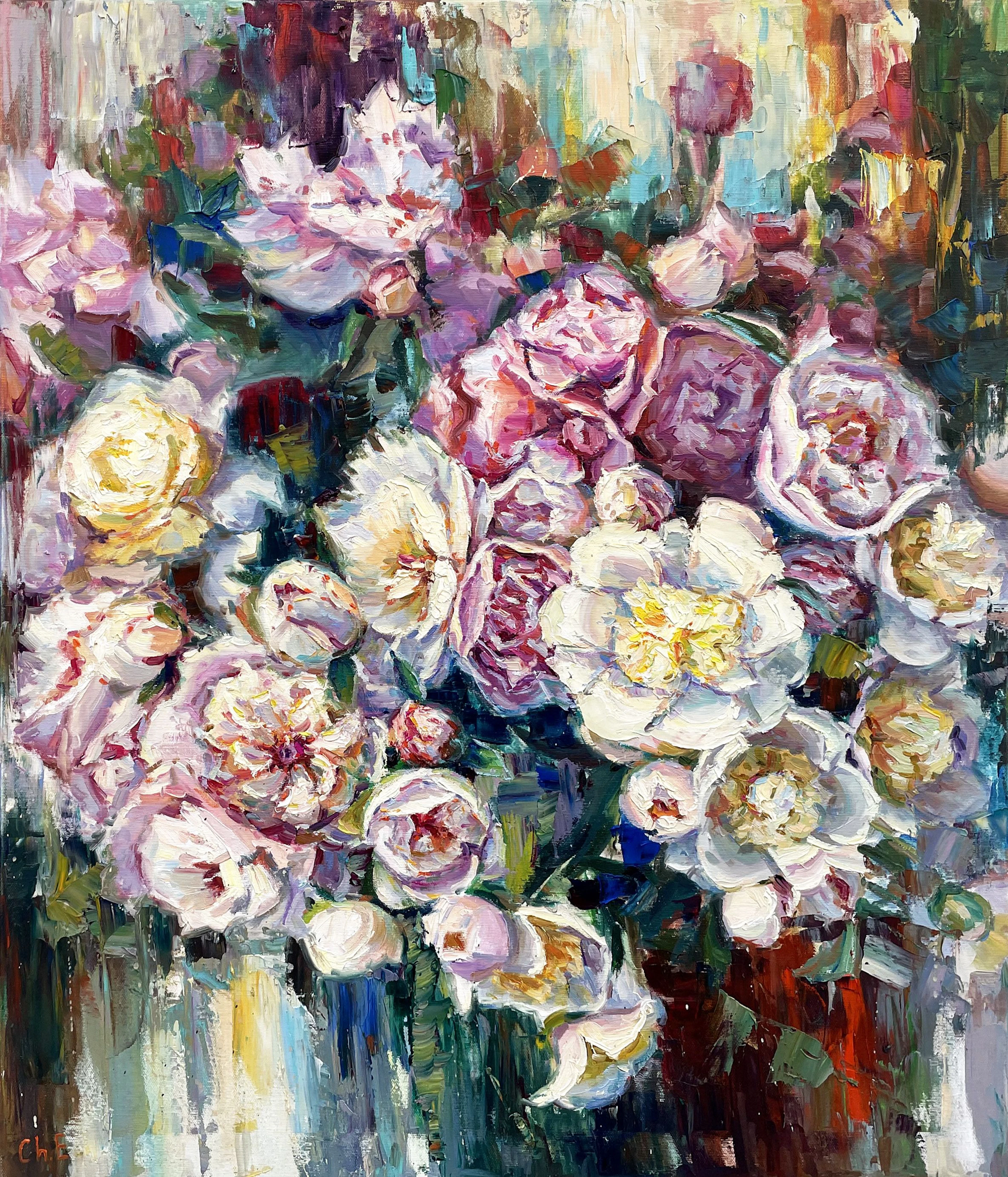 ""Bouquet of Peonies"" - Evgeny Chernyakovsky
