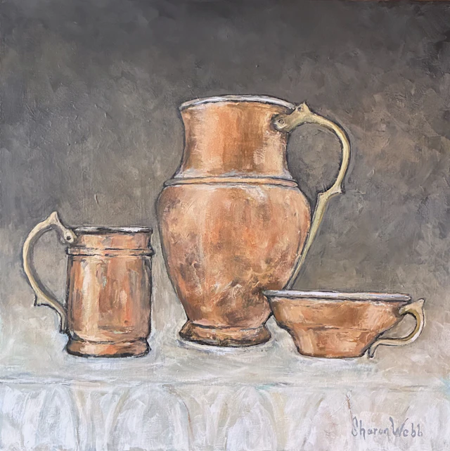 Antique Copper Still Life #C-4 - Sharon Webb