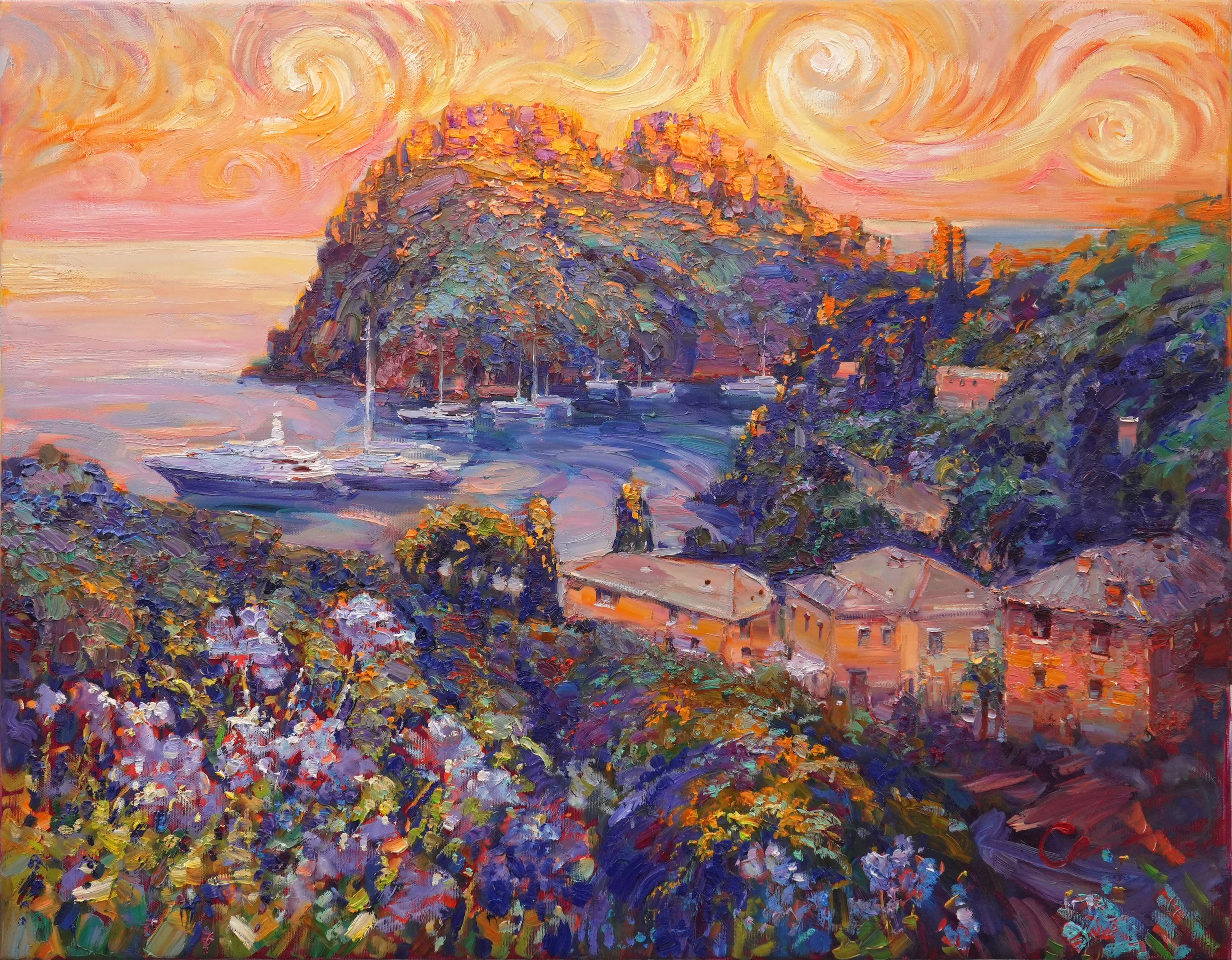 The Harbor in the Breath of Evening - Sergei Chernyakovsky