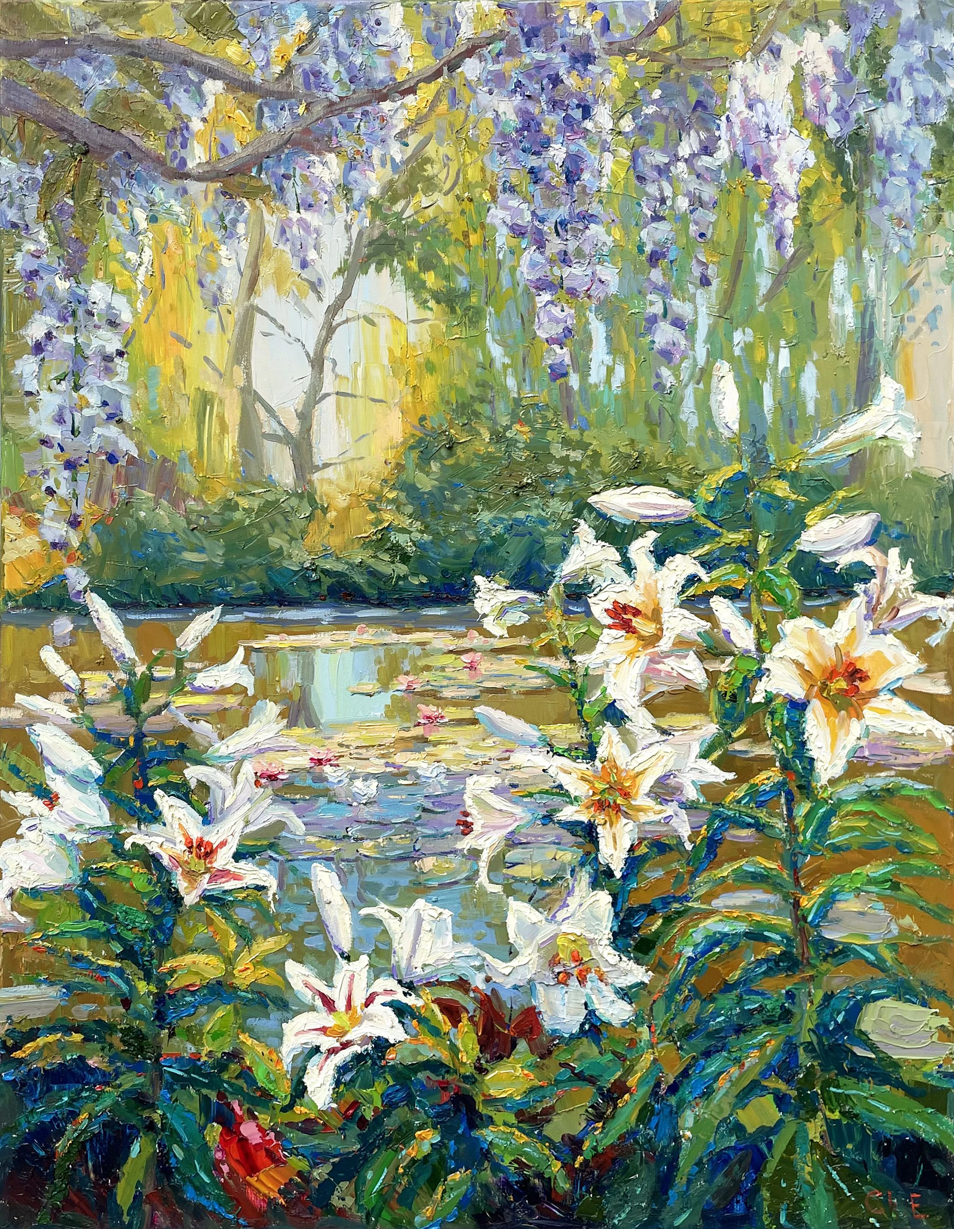 White Lilies - Evgeny Chernyakovsky