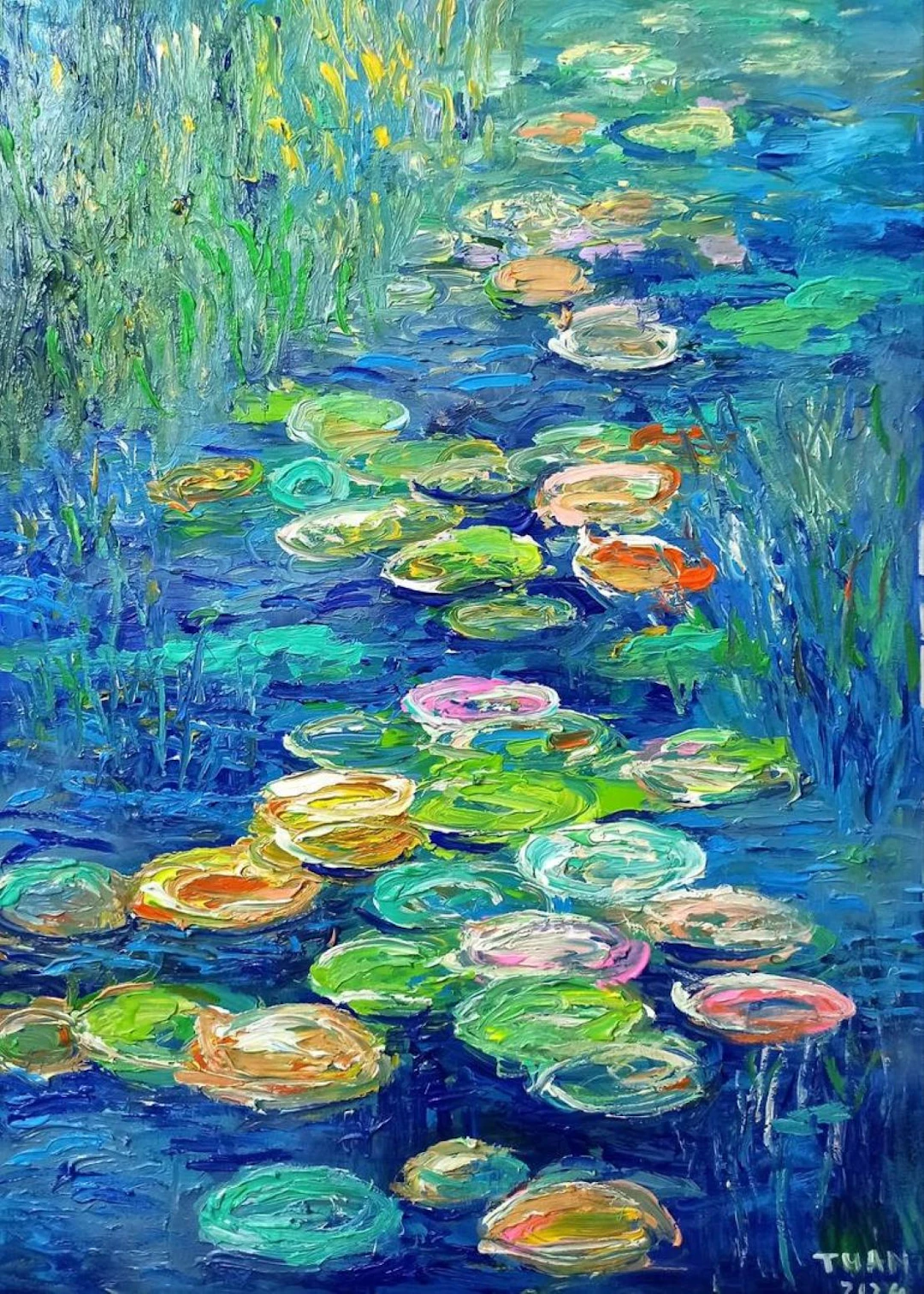 Colorful water lily - LE ANH TUAN