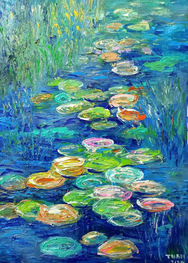 Colorful water lily - LE ANH TUAN