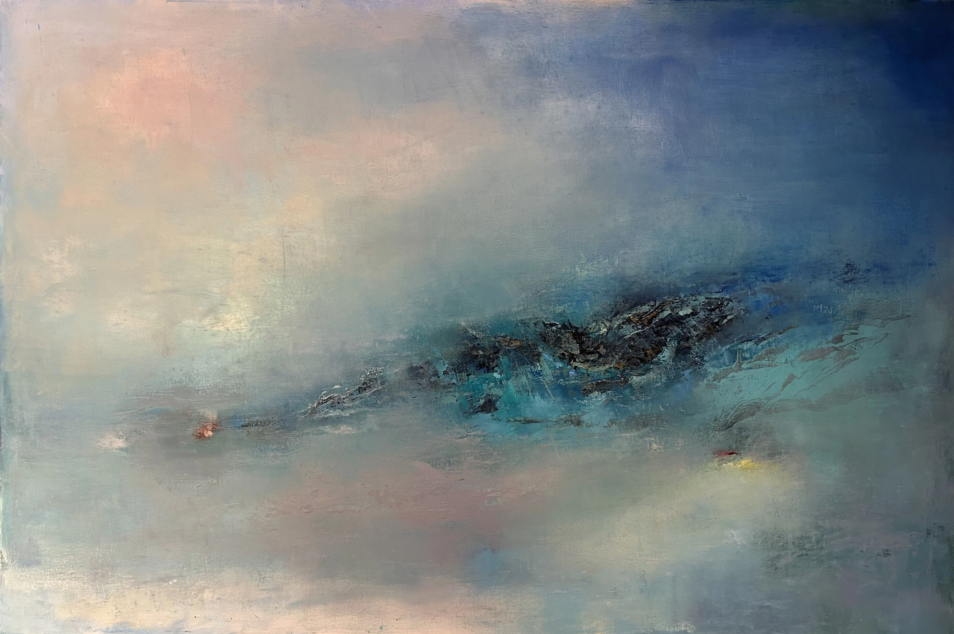 Landscape in blue - Ludmila Budanov